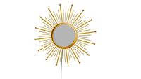 82459 Mirror Sunburst LED 90cm