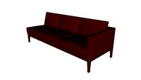 Orten Single Arm Three Seat Sofa, Left Hand