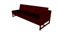 Orten Single Arm Three Seat Sofa, H Frame, Left Hand