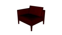 Orten Single Arm Large Armchair, Right Hand