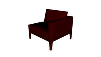 Orten Single Arm Large Armchair, Left Hand