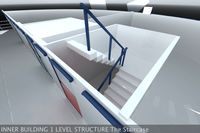 Ultra Modern Futuristic Data Center3d model