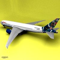 Boeing 777 British Airways Nalanji Dreaming3d model