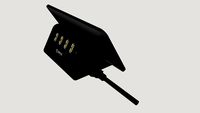 ORICO SHC-U3 ABS de Alta Velocidade Mini 4 portas USB 3.0 HUB com Suporte Do Telefone Tablet-Preto