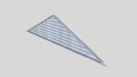 Louvered Gable Attic Vent