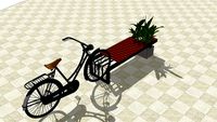 Panchina con Bici
