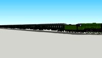 Flying Scotsman and 14 coach train