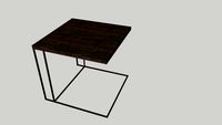 Minotti Leger Bronze Coffee Table