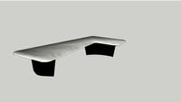 Minotti Song Coffee Table (Cornered Console)