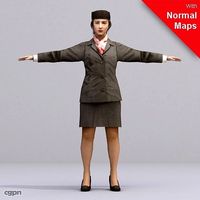 AWom0001-FBX / FBX Rigged Models for Motionbuilder3d model