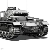 SD.KFZ 267 Panzerbefehlswagen - Command Tank3d model