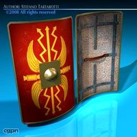 Roman shield3d model