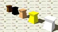 Pawn Garden Stool