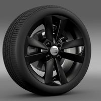 Seat Mii Vibora Negra wheel3d model