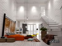 Living room 383d model