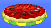 Bóia melância/ Watermelon float