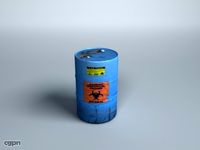 Toxic Barrel3d model