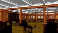 RMS Titanic 2nd Class Library