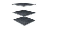 Aeras Porcelain Steps 596 × 500 with 20mm Bullnose Edge