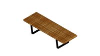 Slat Wood Bench