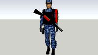 soldado de ejercito de uruguay