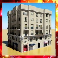 Low Poly Building 373d model