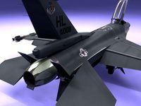 F-16 Fighting Falcon, USAF Version3d model