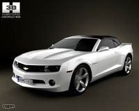 Chevrolet Camaro 2LT RS Convertible 20113d model