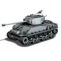 M4A3E8 - Sherman - Easy Eight3d model