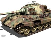 SD.KFZ 182 Konigstiger - King Tiger3d model