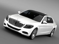 Mercedes Maybach S400 X222 20153d model