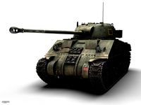 M4 British Sherman Firefly VC3d model