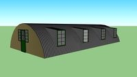 25 by 50ft Nissen Hut