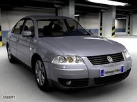 Volkswagen Passat (2000-2004)3d model