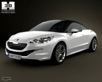 Peugeot RCZ coupe 20133d model