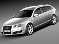 Audi A6 C6 Avant 2005-20083d model