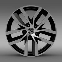 Volkswagen Golf S rim3d model
