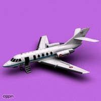 Falcon 20 French Navy3d model
