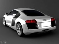 Audi R8 std mat3d model