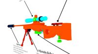 Sniper Rifle3d model