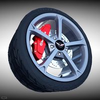 Corvette Grand Sport Wheel3d model