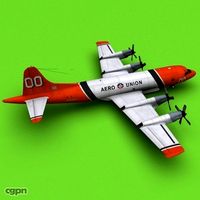 Aero Union P-3 Fire Bomber3d model