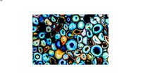 64687 Picture Glass Achat Blue 100x150cm