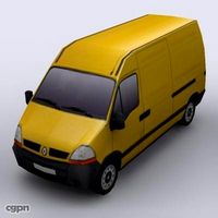 renault master3d model