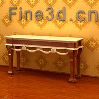 antique-09om-Table-0293d model