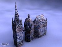 A simple cathedral.3d model