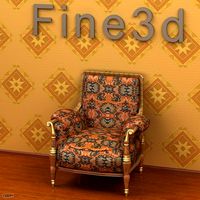 antique-09om-Sofa-053d model