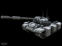 High-Res Stylized Tank3d model