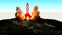 TinTin - Destination Moon - The Rocket