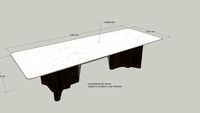 Minotti Lou Dining Table (long rectangular)